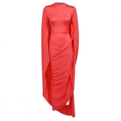 Balenciaga Maxi Dresses Red