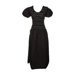 Ganni DRESS Black