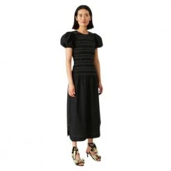 Ganni DRESS Black -Tilbud miinto Butikk unnamed file 806