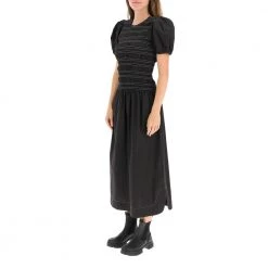 Ganni DRESS Black -Tilbud miinto Butikk unnamed file 807