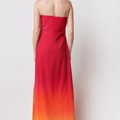 Ralph Lauren Anahita Strepless Dress Red -Tilbud miinto Butikk unnamed file 812