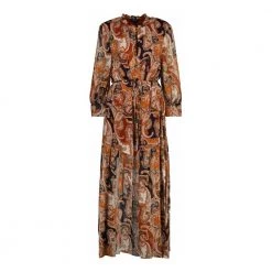 Gant D2. Paisley Flounce Maxi Dress - Golden Orange Orange -Tilbud miinto Butikk unnamed file 819