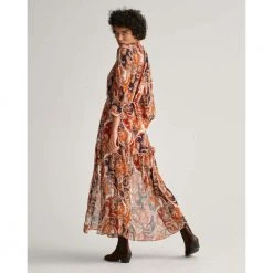 Gant D2. Paisley Flounce Maxi Dress - Golden Orange Orange -Tilbud miinto Butikk unnamed file 823