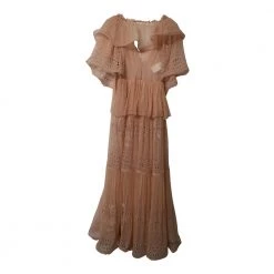 Alberta Ferretti Maxi Dresses Pink -Tilbud miinto Butikk unnamed file 832