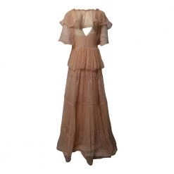Alberta Ferretti Maxi Dresses Pink -Tilbud miinto Butikk unnamed file 833