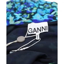 Ganni Wrap Dress Blue -Tilbud miinto Butikk unnamed file 893