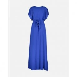 Blå Floyd By Smith Wendy Uni Lang Chiffon Kjole Blue