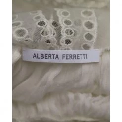 Alberta Ferretti Tiered Maxi Dress White -Tilbud miinto Butikk unnamed file 995